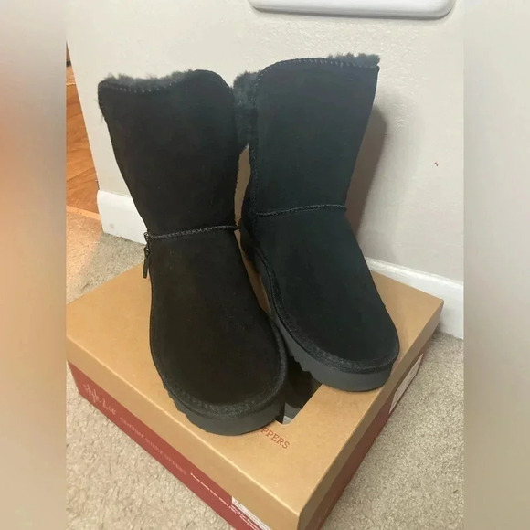 NIB Style & Co Maevee Winter Booties Created for Macy’s Black Size 9 Boots - Picture 9 of 10